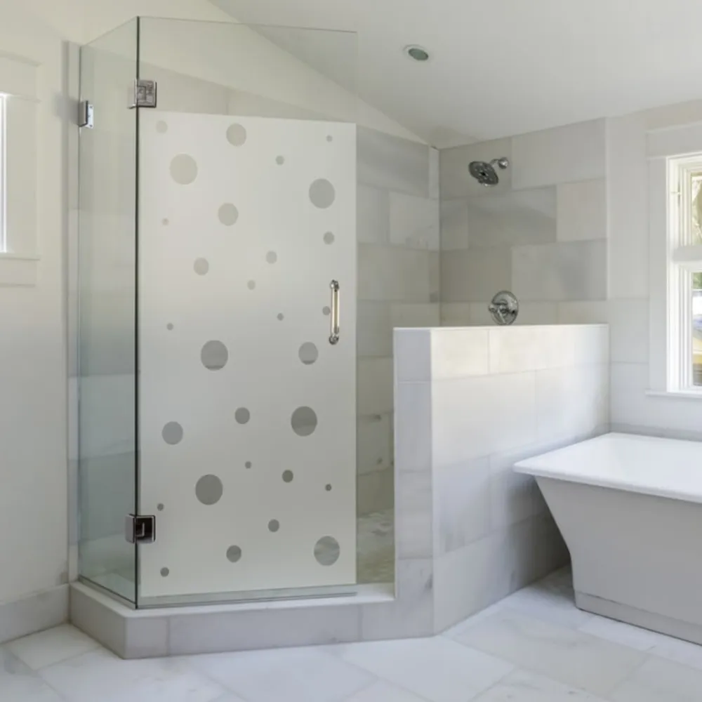Film Occultant petites bulles pour Vitre/Douche 165x85cm