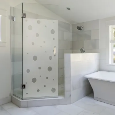 Film Occultant petites bulles pour Vitre/Douche 165x85cm