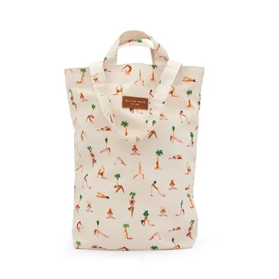 Tote bag polyester recyclé motif Yoga YOGA
