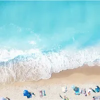 Tableau plage beach lovers for ever imprimé sur toile 80x50cm