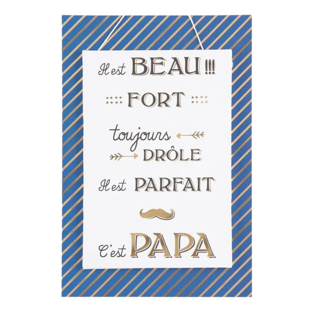 Carte Fête Des Pères - Papa Parfait