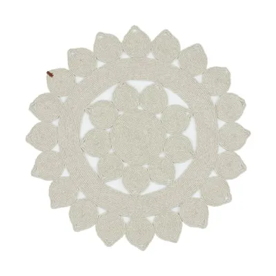 Tapis intérieur et extérieur naturel 120x120cm GIOYA