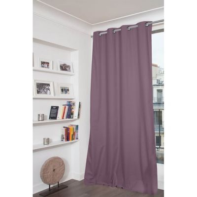 Rideau occultant total violet 135 x 250 | Maisons du Monde
