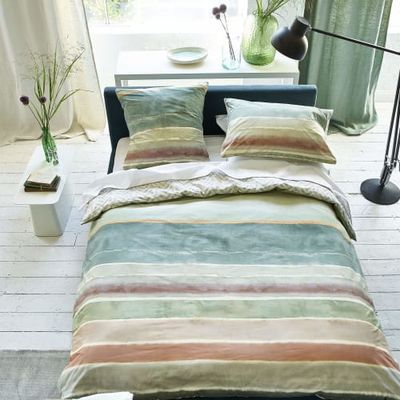 Housse de couette en coton vert 200x200 | Maisons du Monde