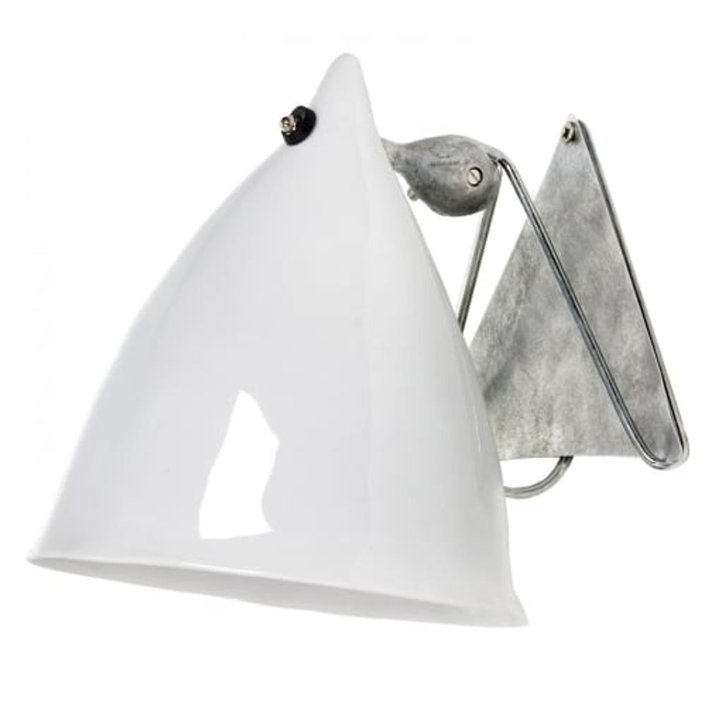 Applique en porcelaine blanche brillante | Maisons du Monde