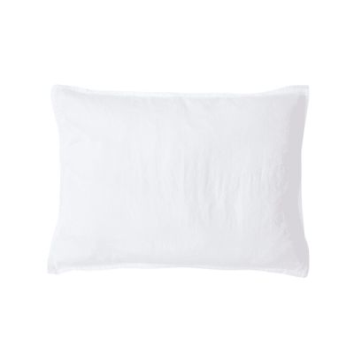 Taie d'oreiller satin Blanc 30 x 40 cm | Maisons du Monde