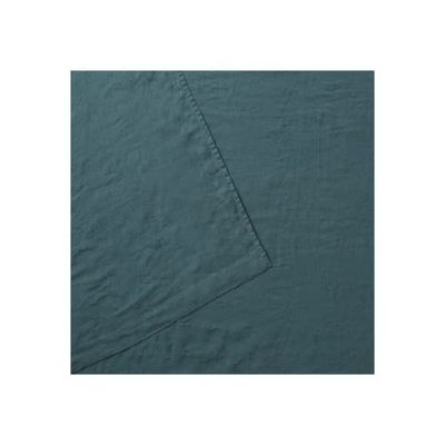 Drap plat 100 % Lin Bleu 270 x 300 cm | Maisons du Monde