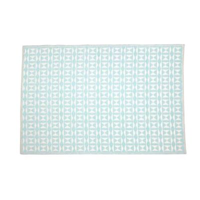 Tapis extérieur et intérieur bleu clair et blanc bleu 230x160 | Maisons du Monde