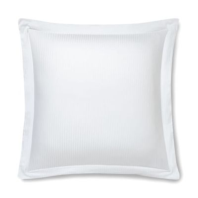 Taie d’oreiller satin de coton égyptien à bandes 120 fils 50x70 | Maisons du Monde
