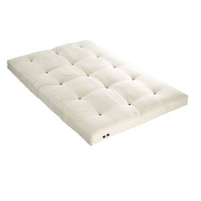 Matelas futon coton couleur écru 90x190 | Maisons du Monde