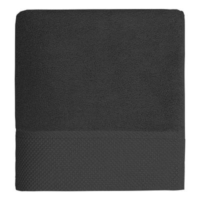 Drap de bain 560gr/m²  Anthracite 70x140 cm | Maisons du Monde