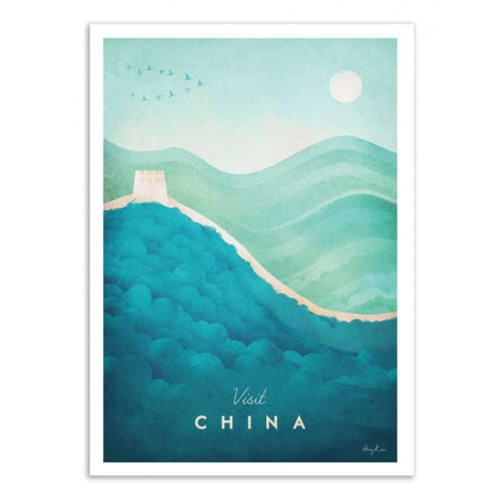VISIT CHINA -  Affiche d'art 50 x 70 cm | Maisons du Monde