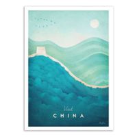 VISIT CHINA -  Affiche d'art 50 x 70 cm | Maisons du Monde