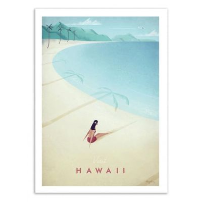 VISIT HAWAII -  Affiche d'art 50 x 70 cm | Maisons du Monde