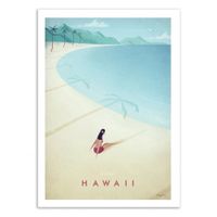 VISIT HAWAII -  Affiche d'art 50 x 70 cm | Maisons du Monde