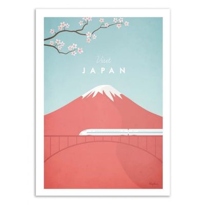 VISIT JAPAN -  Affiche d'art 50 x 70 cm | Maisons du Monde