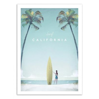 VISIT CALIFORNIA -  Affiche d'art 50 x 70 cm | Maisons du Monde