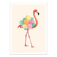 FLAMINGO PARTY -  Affiche d'art 50 x 70 cm | Maisons du Monde