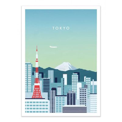 TOKYO -  Affiche d'art 50 x 70 cm | Maisons du Monde