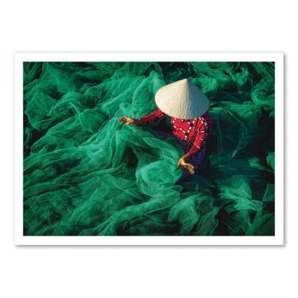 THE FISHING NET - Affiche d'art 50 x 70 cm - Patrick Foto | Maisons du Monde