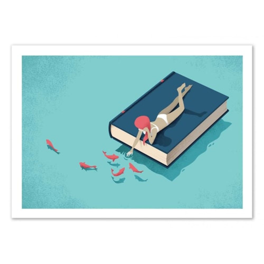 RELAXING -  Affiche d'art 50 x 70 cm | Maisons du Monde