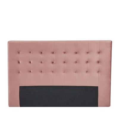 Tête de lit en velours cm vieux rose | Maisons du Monde
