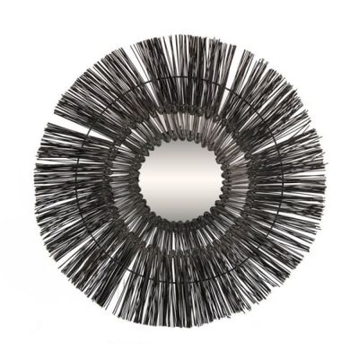 Miroir ethnique bois massif fabriqué en France D76 | Maisons du Monde