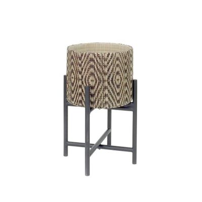 Cache pot sur pieds noirs D27 H41 | Maisons du Monde