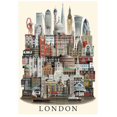 Affiche murale Londres 30x40cm | Maisons du Monde
