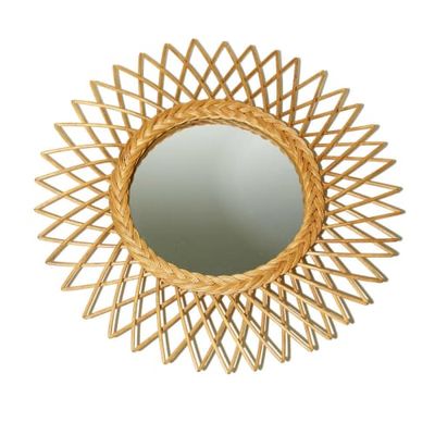 Miroir rotin bohème D60 | Maisons du Monde