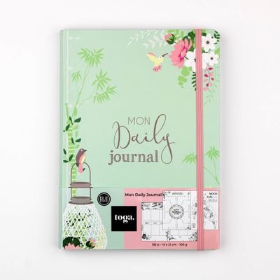 Carnet bullet journal motif floral | Maisons du Monde