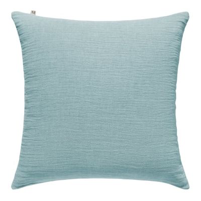 Housse de coussin 50x50 cm Bleu aigue-marine en Coton | Maisons du Monde