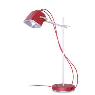 Lampe à poser en aluminium rouge H60cm | Maisons du Monde