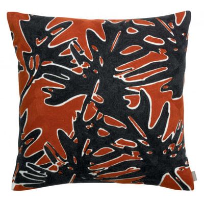 Coussin garni en coton rouge 45x45 | Maisons du Monde