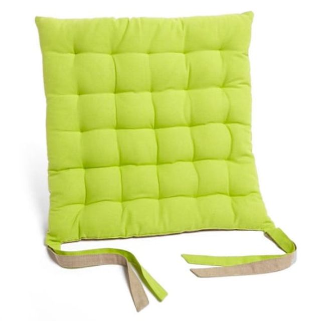 Galette de Chaise Vert 40x40