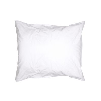 Taie d'oreiller coton lavé blanc 50x70 | Maisons du Monde