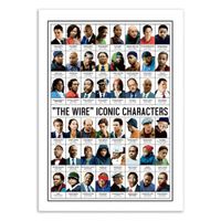 THE WIRE CHARACTERS -  Affiche d'art 50 x 70 cm | Maisons du Monde