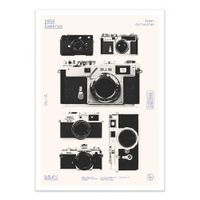 CAMERAS 1950 -  Affiche d'art 50 x 70 cm | Maisons du Monde