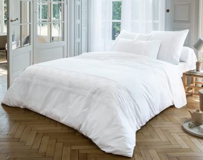Housse de couette 200x200 en coton blanc | Maisons du Monde