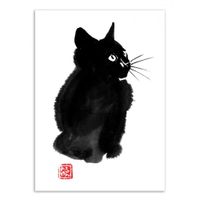 FLUFFY CAT -  Affiche d'art 50 x 70 cm | Maisons du Monde