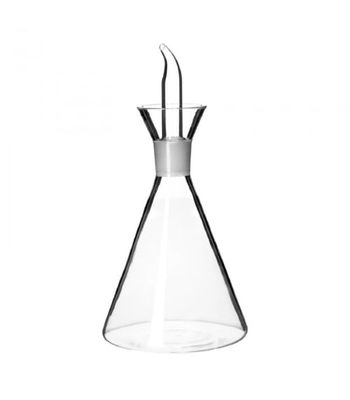 Huilier ou vinaigrier en verre transparent anti-goutte 500ml | Maisons du Monde