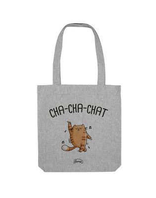 CHACHACHAT - Tote Bag  Gris chiné en coton | Maisons du Monde