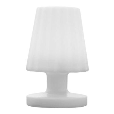 Mini lampe sans fil plastique blanc 22cm | Maisons du Monde