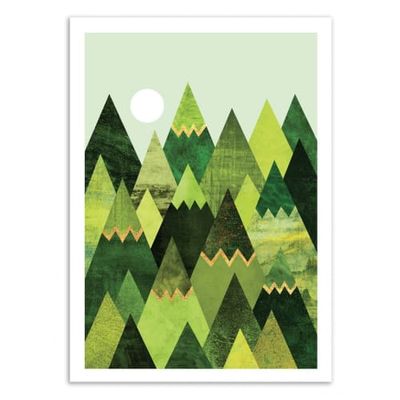 FOREST MOUNTAINS -   Affiche d'art 50 x 70 cm | Maisons du Monde