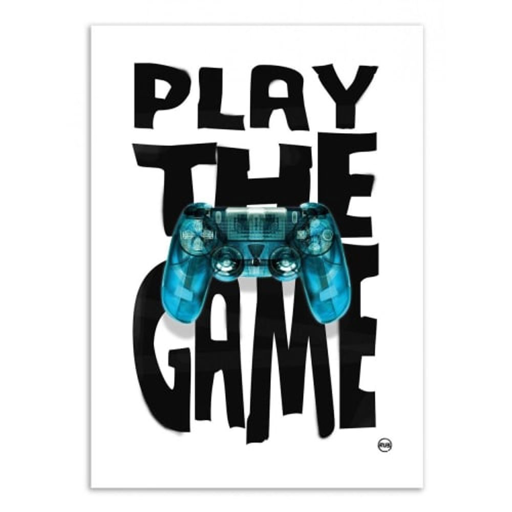 PLAY THE GAME -  Affiche d'art 50 x 70 cm | Maisons du Monde