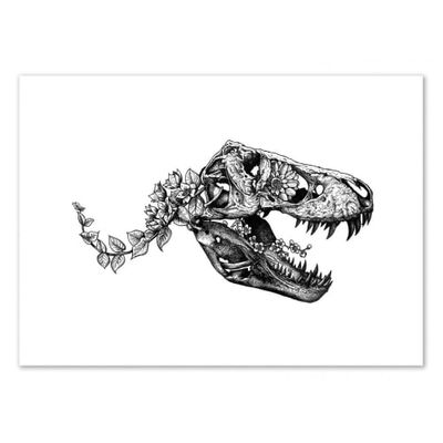 THE T-REX -  Affiche d'art 50 x 70 cm | Maisons du Monde