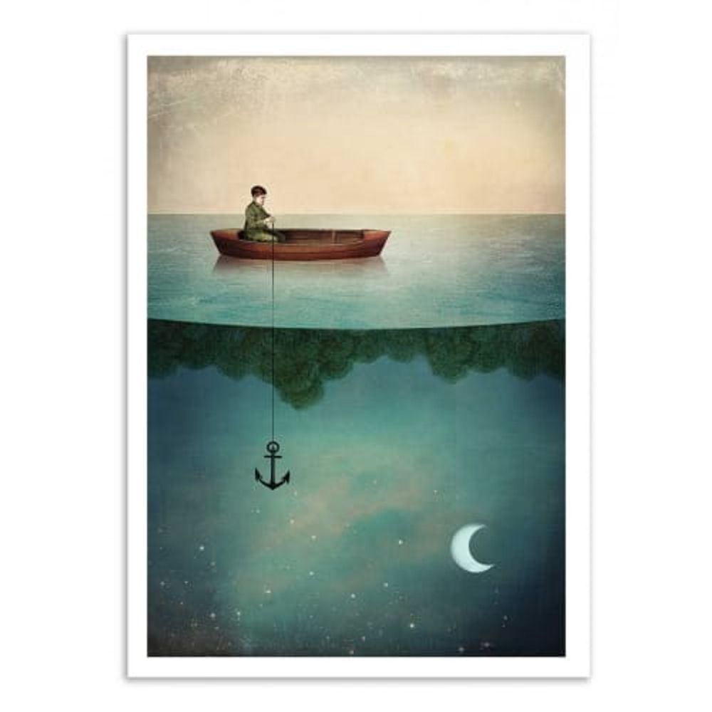 HANGIN THERE -  Affiche d'art 50 x 70 cm | Maisons du Monde