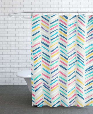 Rideau de douche en polyester en Multicolore/150x200 | Maisons du Monde