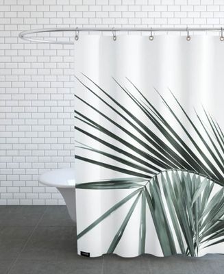 Rideau de douche en polyester en Turquoise & Vert/150x200 | Maisons du Monde