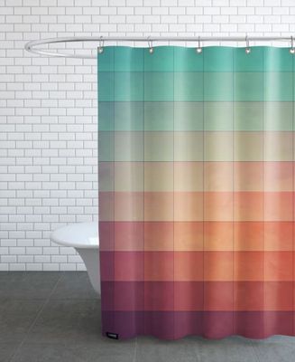 Rideau de douche en polyester en Turquoise & /150x200 | Maisons du Monde